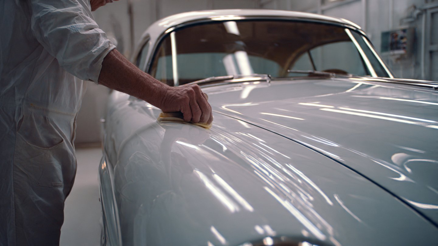 A simple pantry powder rubbed on car plastics restores a deep factory sheen that even surprises seasoned mechanics