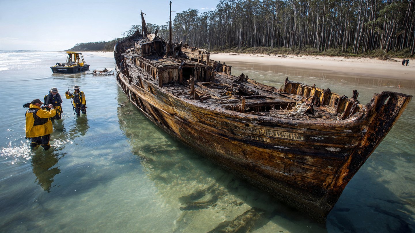 After 250 years, a long-lost explorer’s ship has been found perfectly preserved off Australia’s coast : a remarkable time capsule from another era