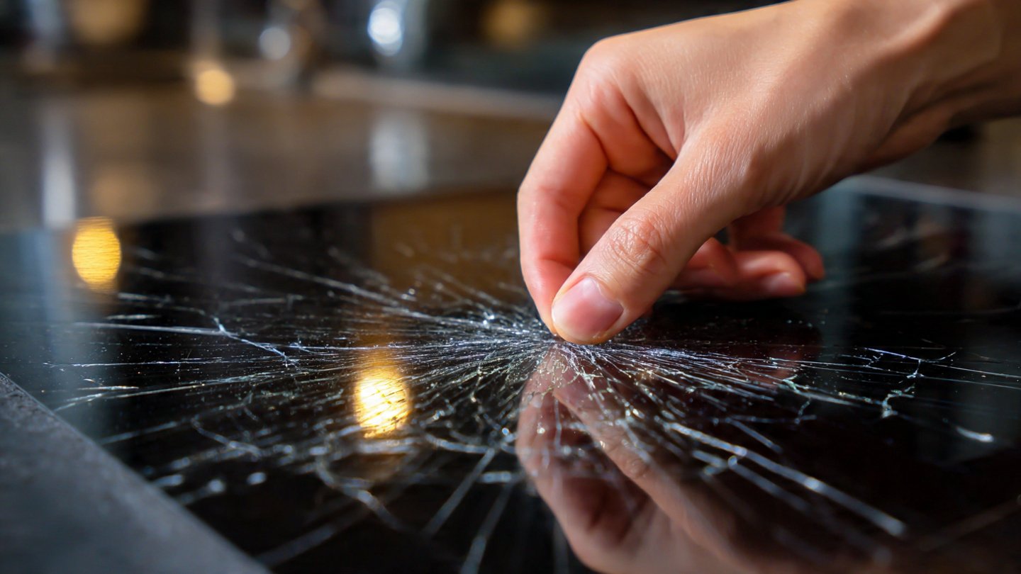 Scratches on glass-ceramic cooktops: removal in four simple steps