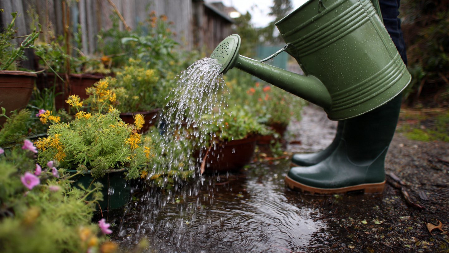 Bad news for gardeners: a 135 fine may apply if you use collected rainwater without proper authorization starting February 31,