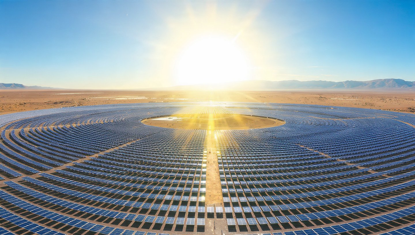 In the desert, they are building an “artificial sun” to power cities