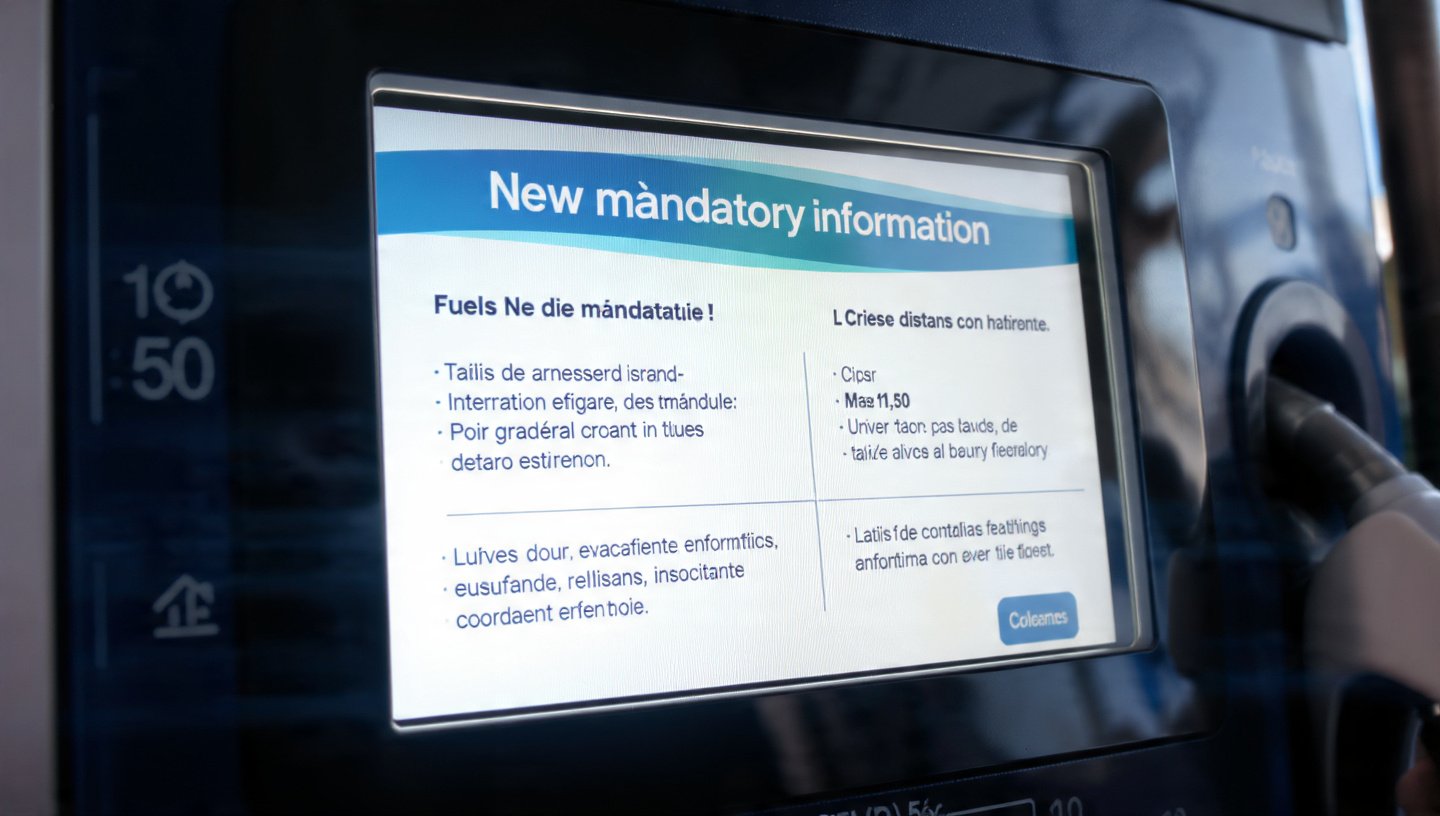 It’s official, and it’s good news: from February 12, gas stations will have to display this new mandatory information at the pump