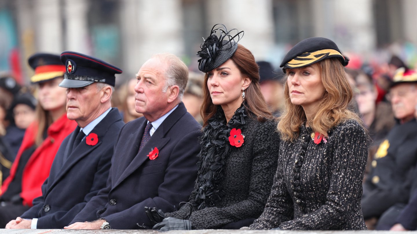 Kate Middleton breaks royal tradition at Remembrance Day : following in Duchess Sophie’s footsteps as royal watchers debate the meaning behind it