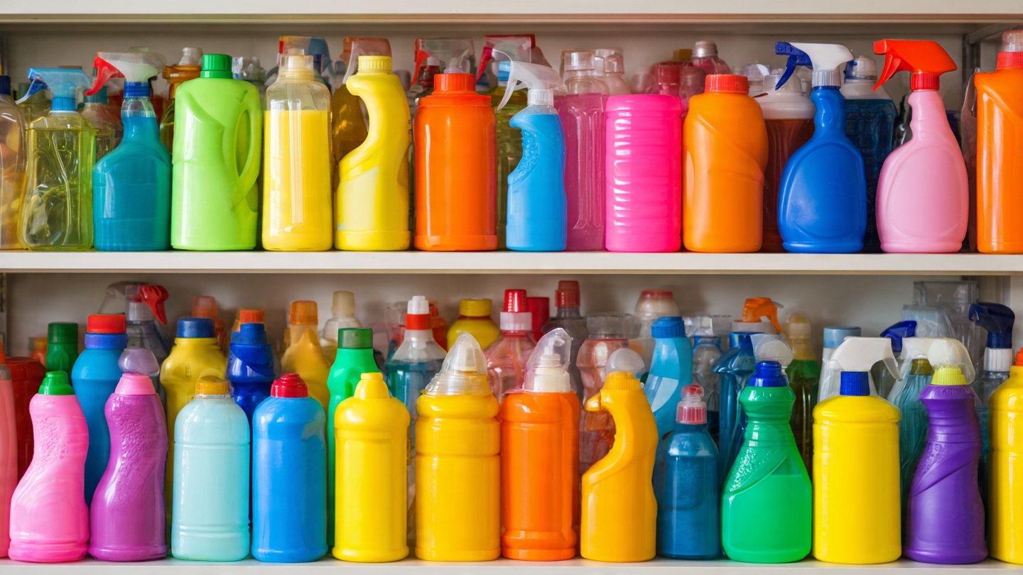 Most people store cleaning products incorrectly, making them less effective