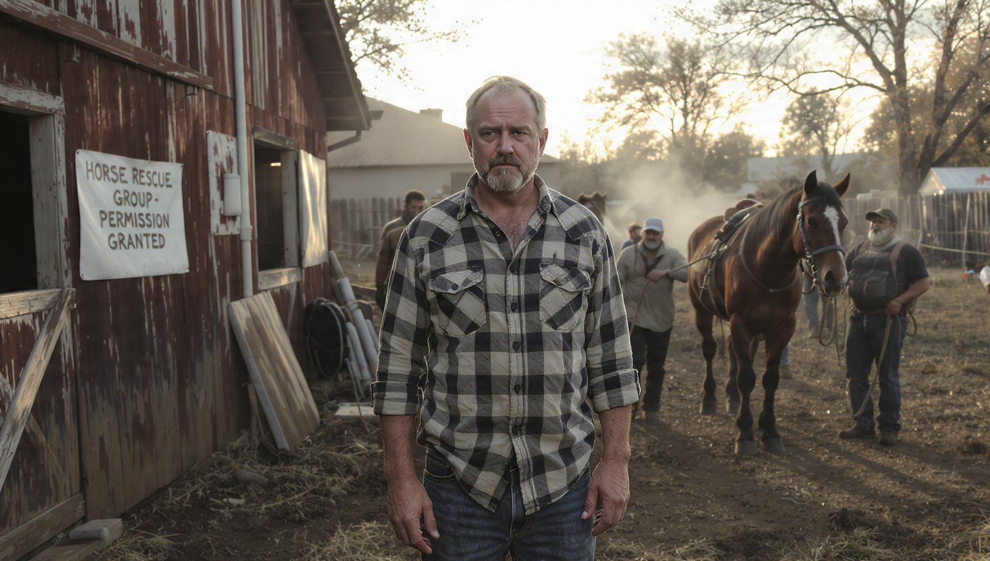 Widower in rural town fined for “agricultural activity” after hosting horse rescue group