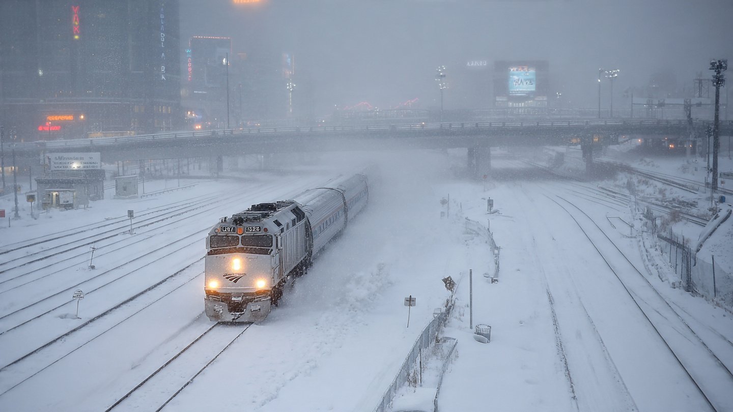 Winter storm warning issued as up to 55 inches of snow could fall and overwhelm roads and rail networks